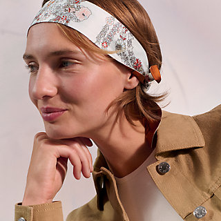 HERMES エルメス　BRIDES de GALA ヘアバンド 未使用⭐︎ HERMES エルメス BRIDES & GALA シルク ヘアバンド